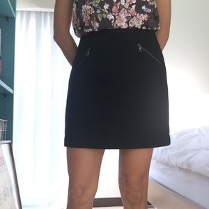 NWOT BR Factory Wool A-Line Mini Skirt